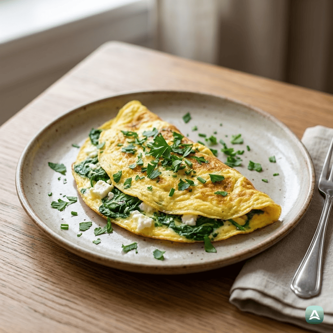 SI_Recipes_OmletaSŠpinačoInFetaSirom_1