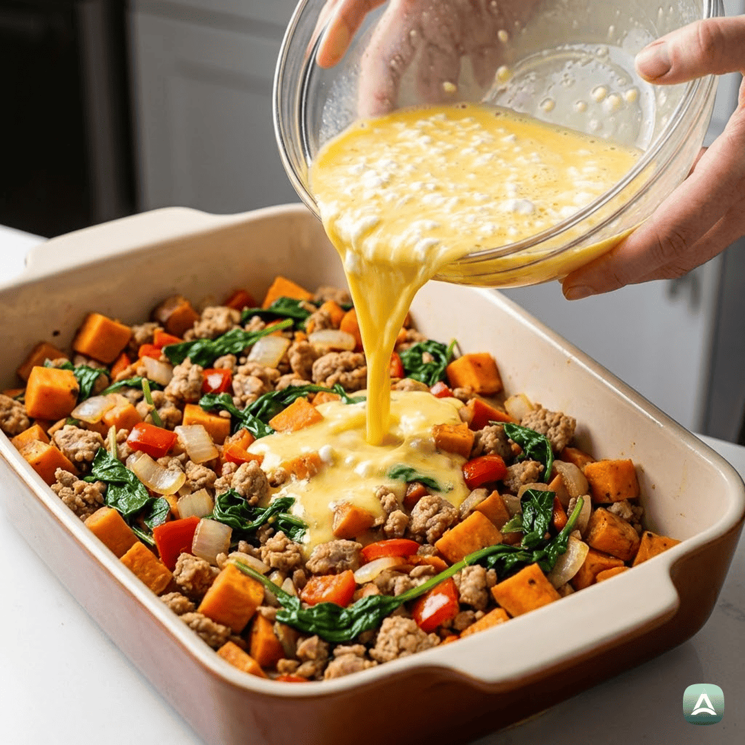 SI_Recipes_JajčnaZloženkaSSladkimKrompirjemInŠpinačo_5