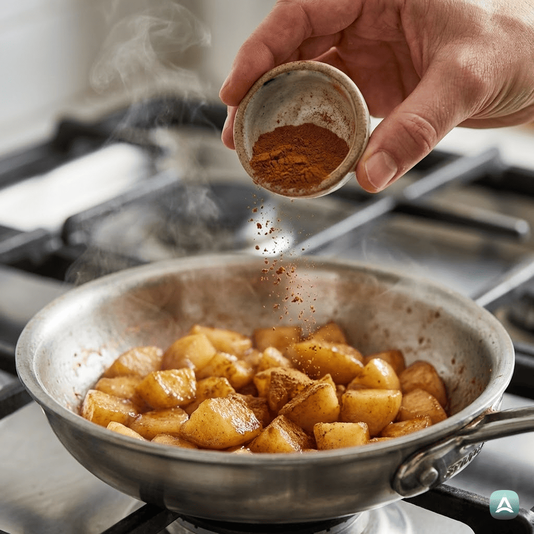 SI_Recipes_KremnaProsenaKašaSKarameliziranimiJabolkiInCimetom_5