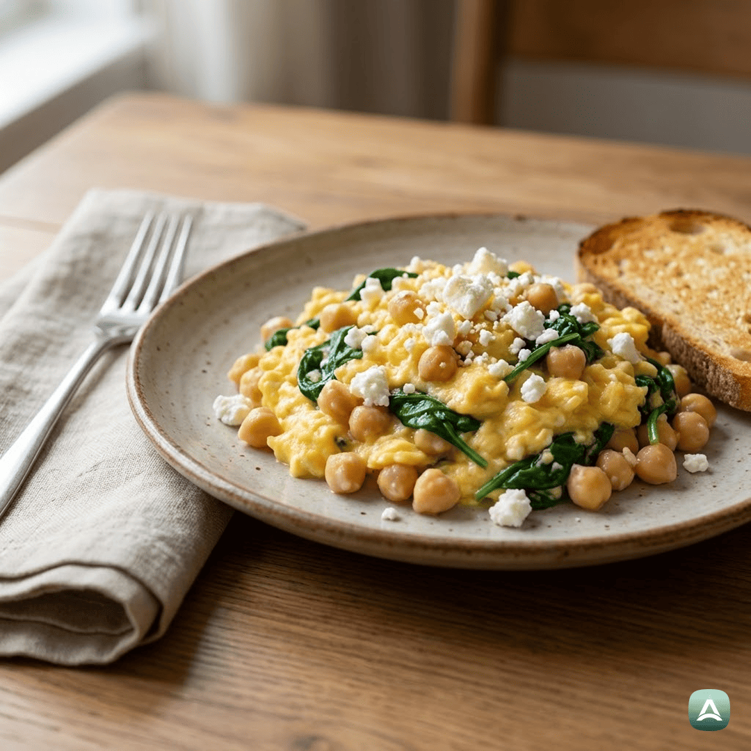 SI_Recipes_UmešanaJajcaSČičerikoInMladoŠpinačo_1