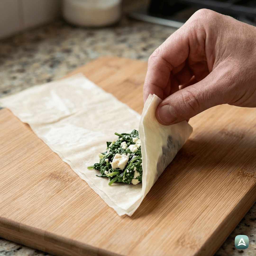 SI_Recipes_HrustljaviŠpinačniTrikotnikiSFetaSiromInSvežimiZelišči_4