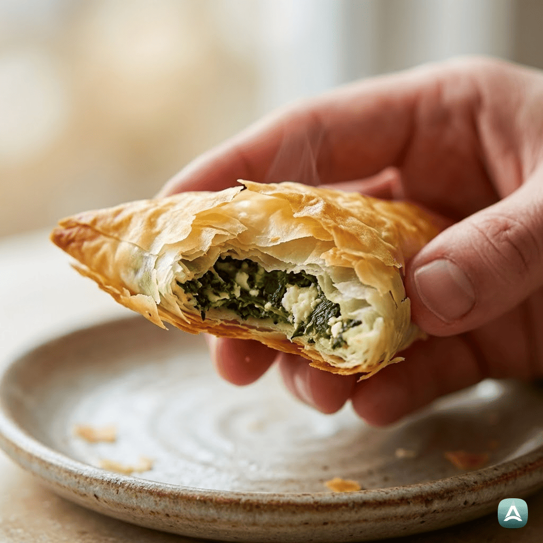 SI_Recipes_HrustljaviŠpinačniTrikotnikiSFetaSiromInSvežimiZelišči_2