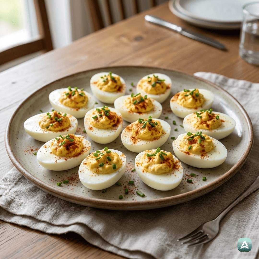 SI_Recipes_PolnjenaJajcaZGrškimJogurtom,DijonskoGorčicoInDimljenoPapriko_1