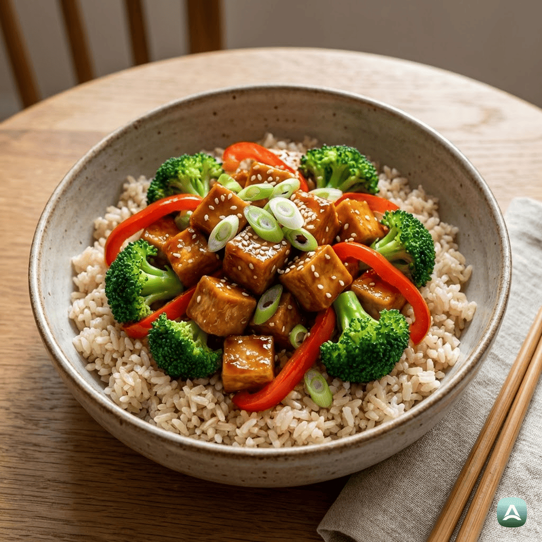 SI_Recipes_SkledaSHrustljavim'sticky'TofujemInPisanoZelenjavo_1