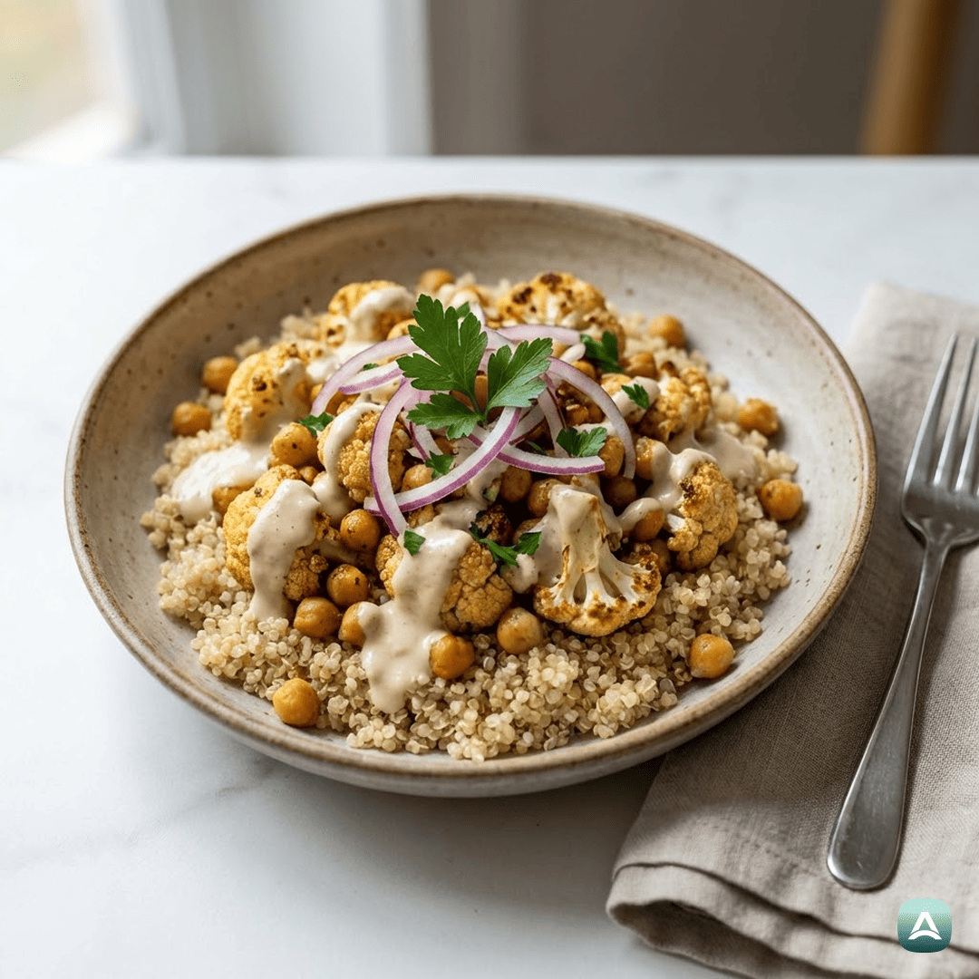 SI_Recipes_PečenaCvetačnaŠavarmaSČičerikoInTahiniPrelivom_1