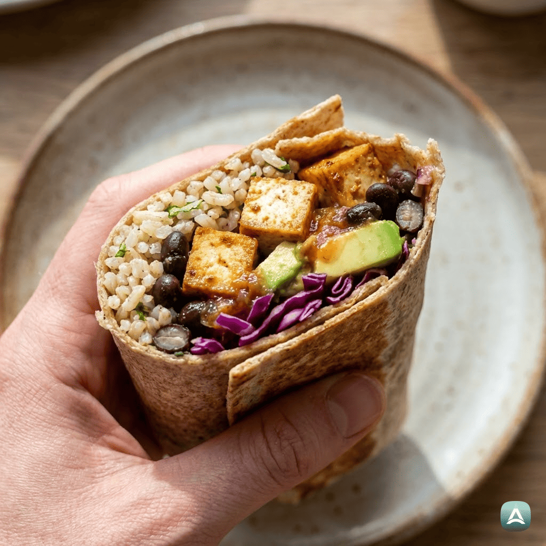 SI_Recipes_HrustljavBurritoSPečenimTofujem,ČrnimFižolomInLimetinimRižem_2