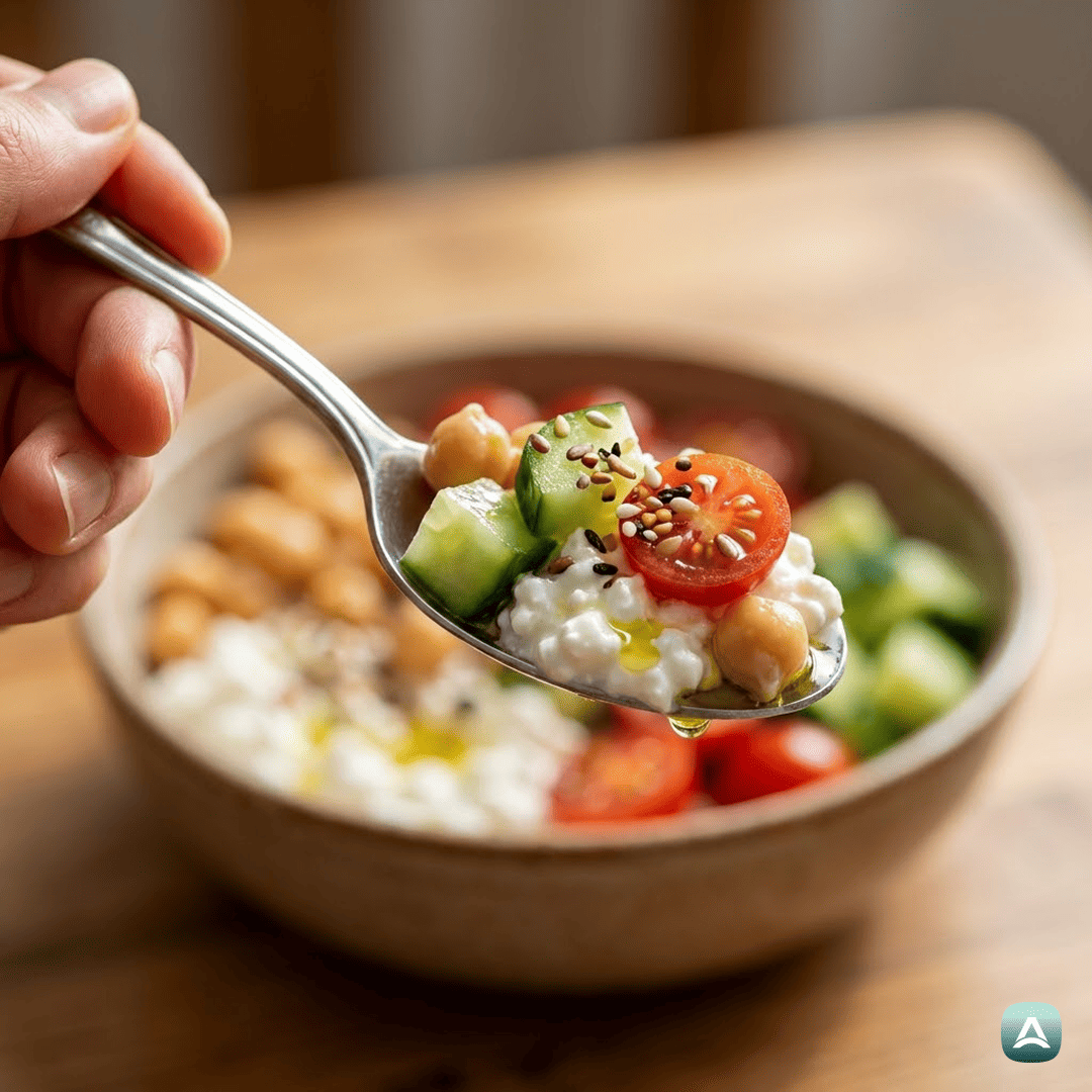 SI_Recipes_SredozemskaSkledaSSkuto,HrustljavoZelenjavoInČičeriko_1