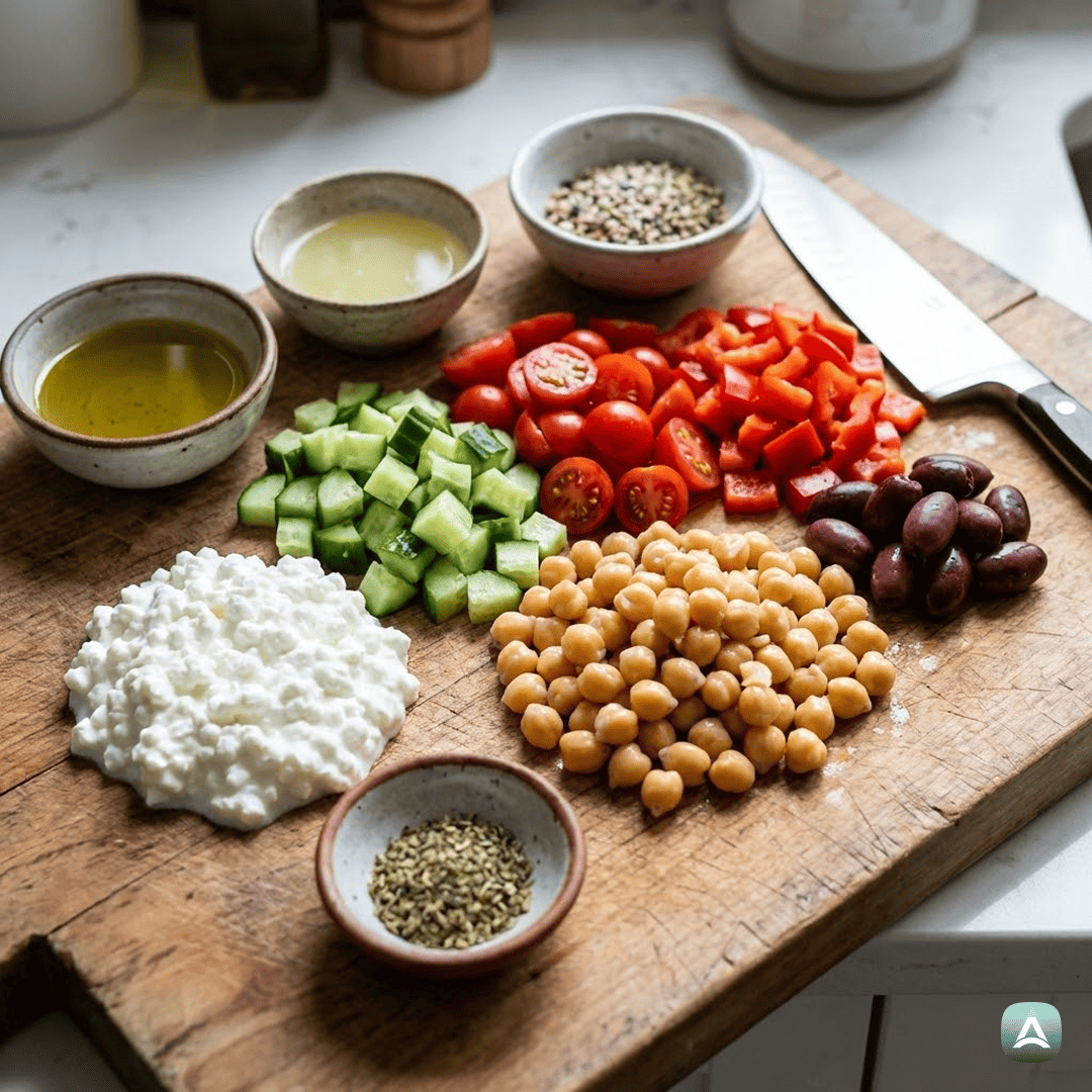 SI_Recipes_SredozemskaSkledaSSkuto,HrustljavoZelenjavoInČičeriko_4