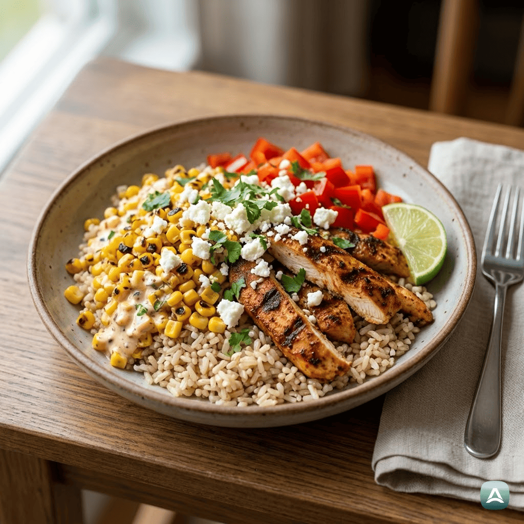 SI_Recipes_MehiškaSkledaSPečenimPiščancemInHrustljavoUličnoKoruzo(eloteBowl)_1