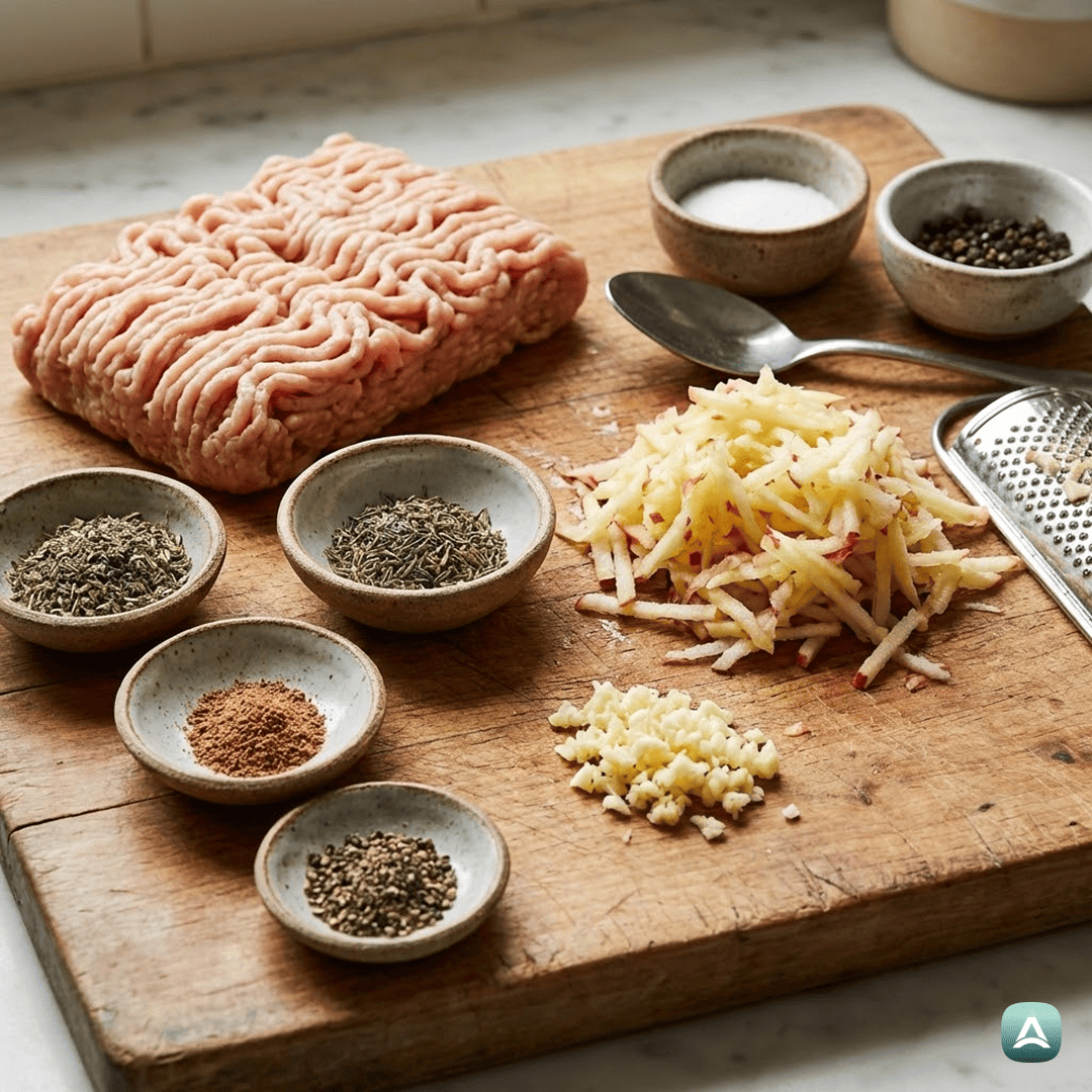 SI_Recipes_DomačiPiščančjiPolpetiZŽajbljem,TimijanomInNaribanimJabolkom_3