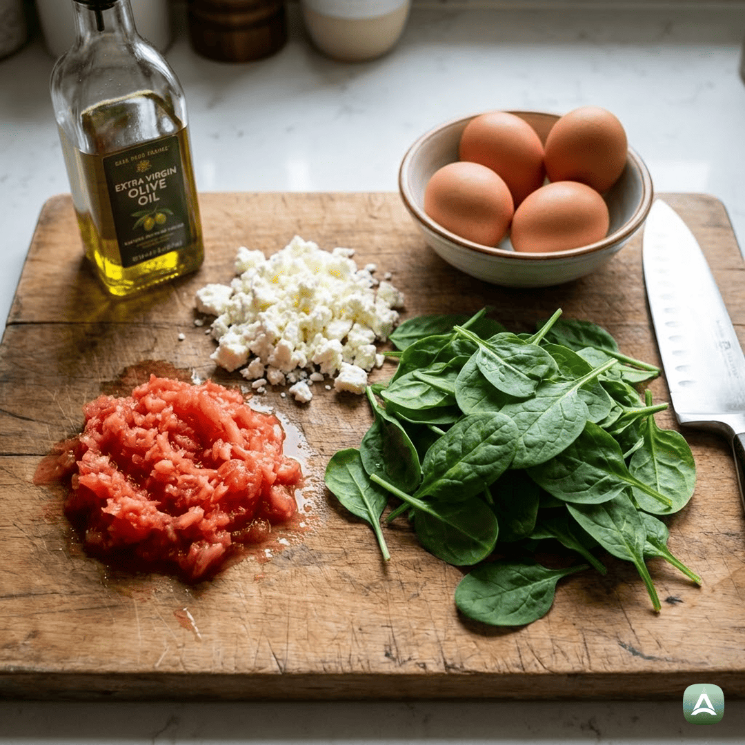 SI_Recipes_KremnaGrškaUmešanaJajcaSSvežimParadižnikom,ŠpinačoInFetaSirom_3