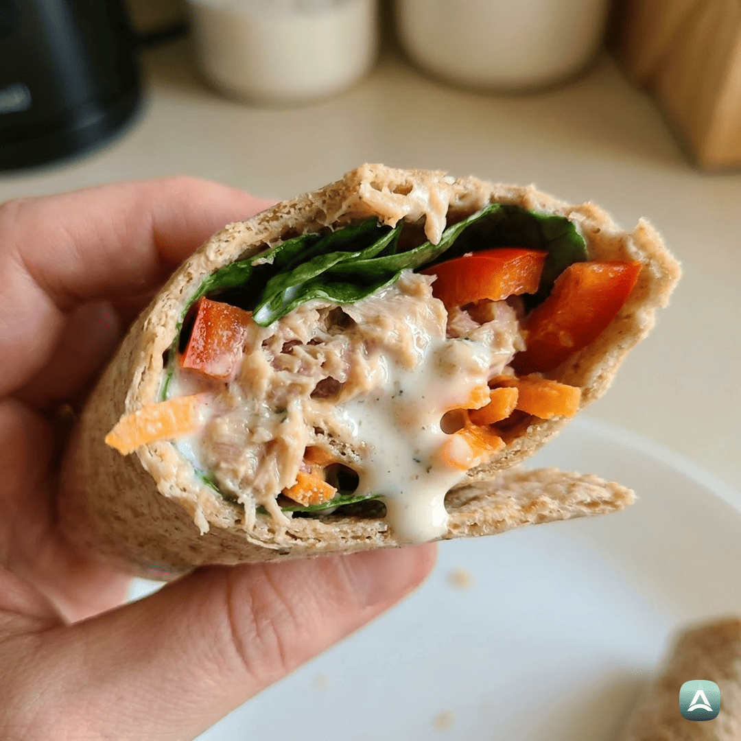 SI_Recipes_PolnozrnatWrapSTuno,HrustljavoZelenjavoInLahkimJogurtovimPrelivom_2