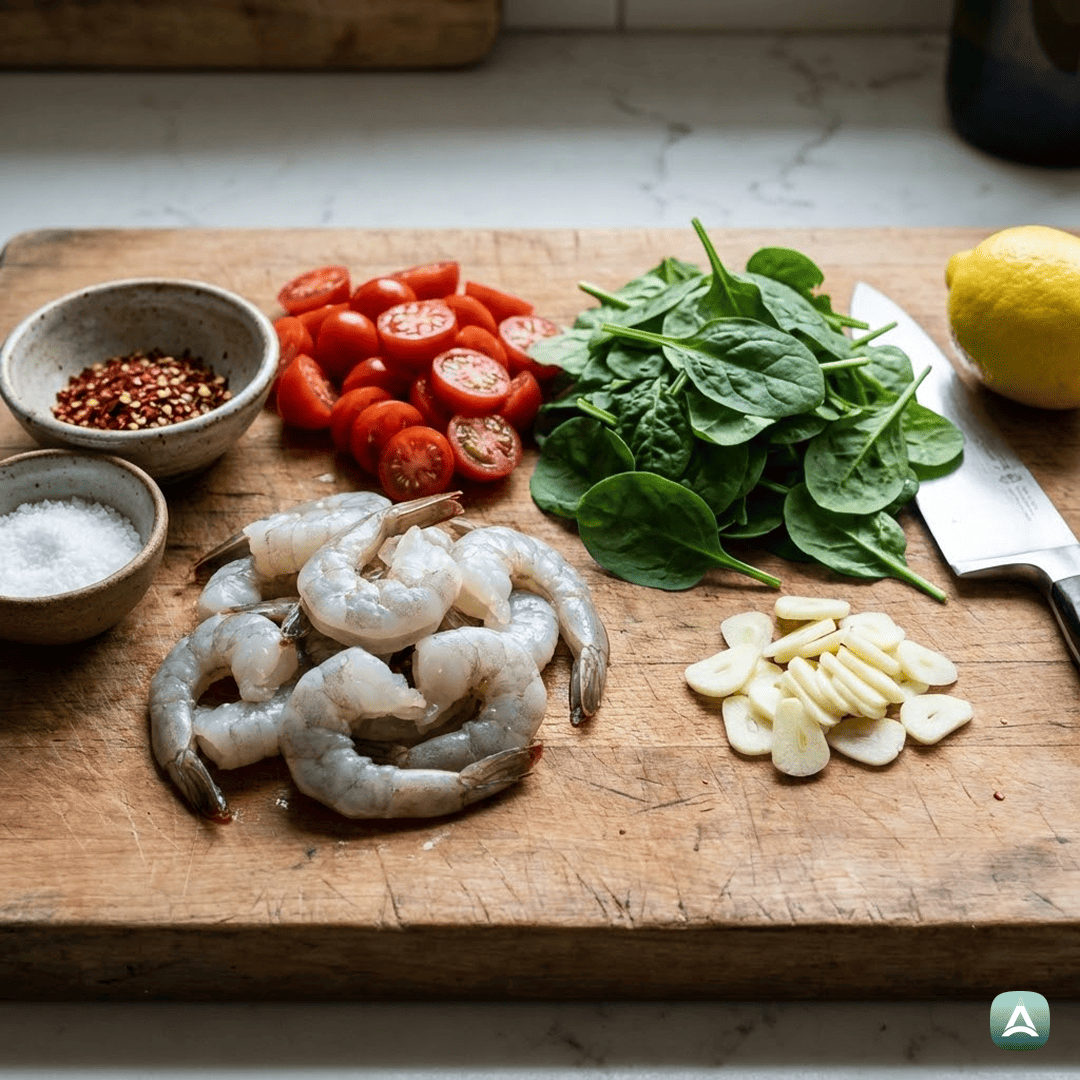 SI_Recipes_TestenineZGamberi,ČešnjevimParadižnikomInMladoŠpinačo_3