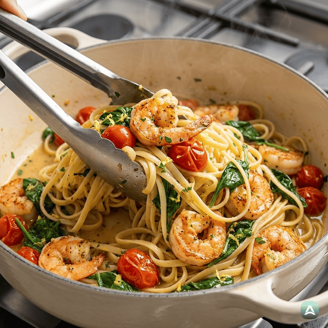 SI_Recipes_TestenineZGamberi,ČešnjevimParadižnikomInMladoŠpinačo_5