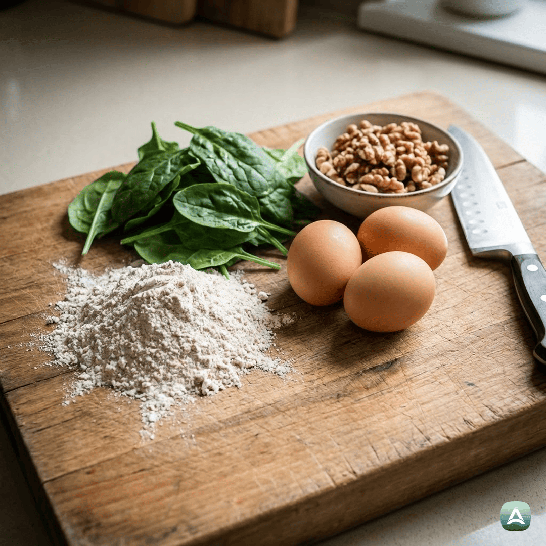 SI_Recipes_DomačiŠpinačniVlivanciIzPirineMokeZOreščkiInMuškatnimOreščkom_3