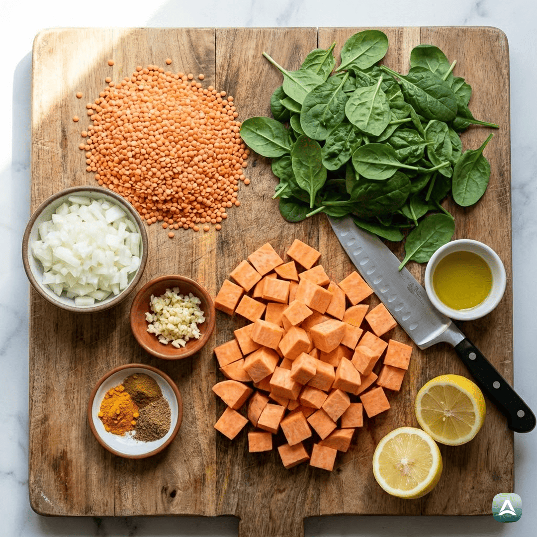 SI_Recipes_LečinaEnolončnicaSSladkimKrompirjemInMladoŠpinačo_3