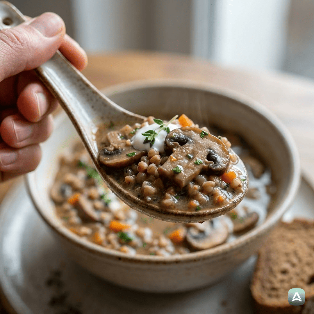 SI_Recipes_GobovaJuhaZAjdovoKašoInSvežimTimijanom_2