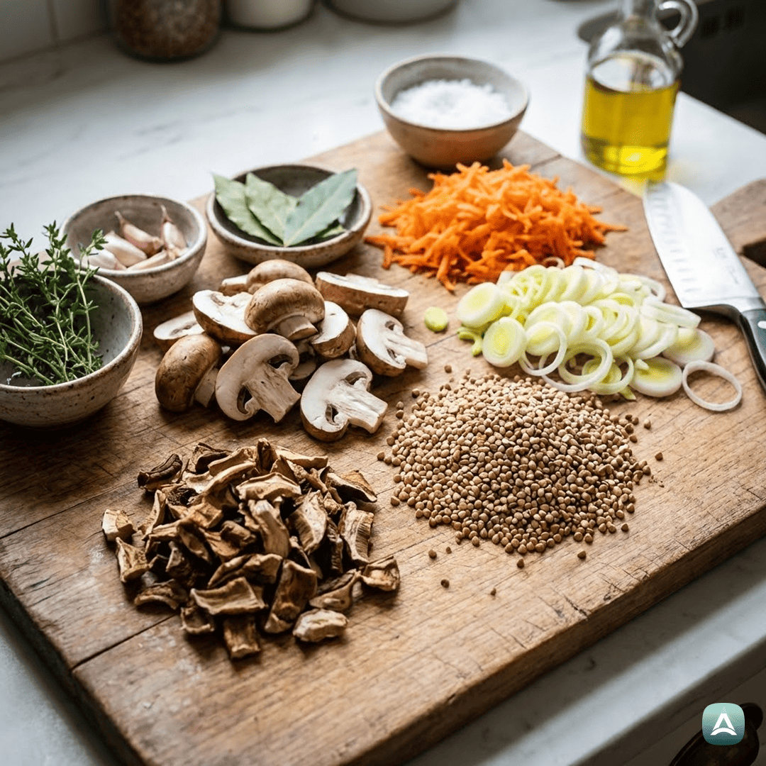 SI_Recipes_GobovaJuhaZAjdovoKašoInSvežimTimijanom_3