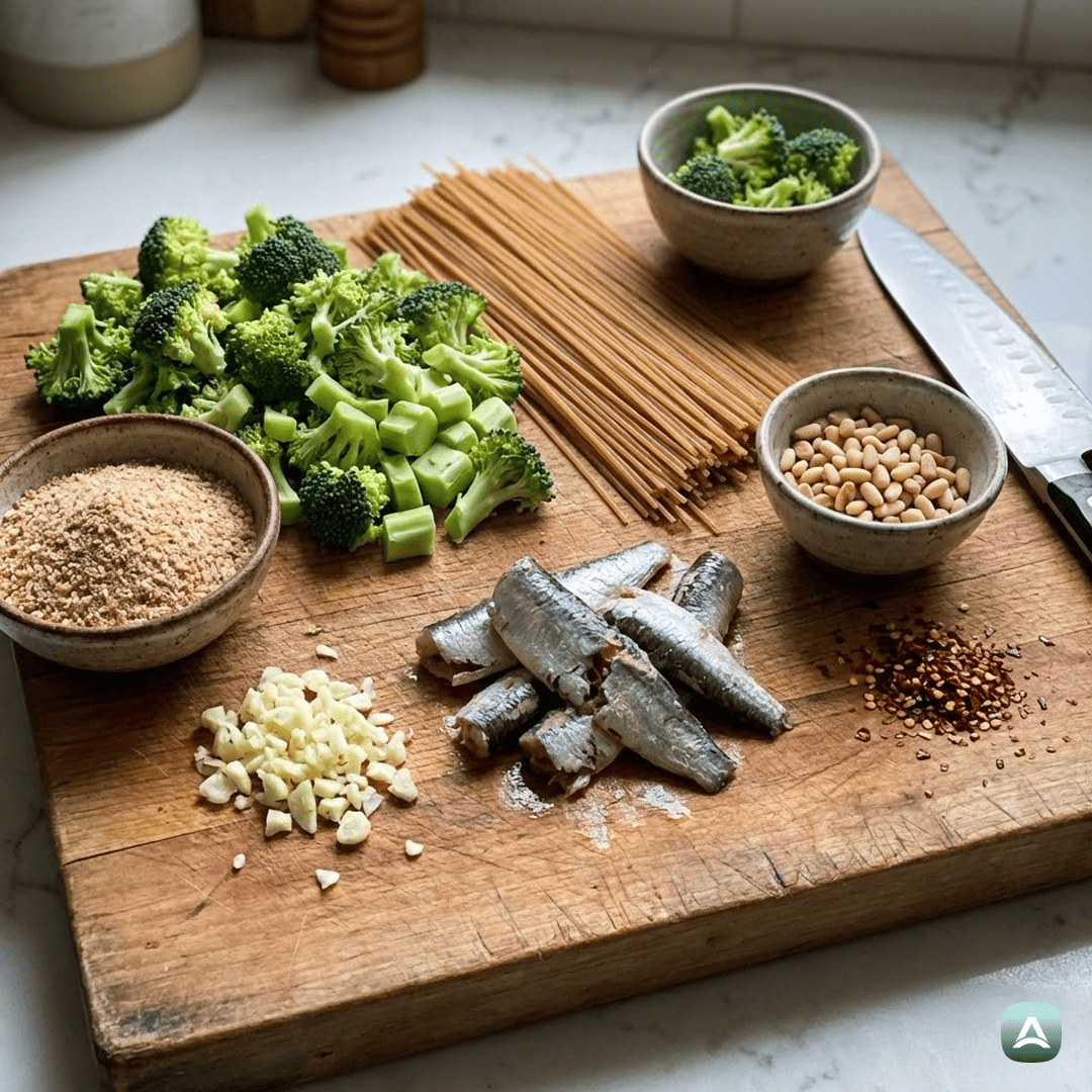 SI_Recipes_PolnozrnateTestenineZBrokolijem,SardelamiInHrustljavimiDrobtinami_3