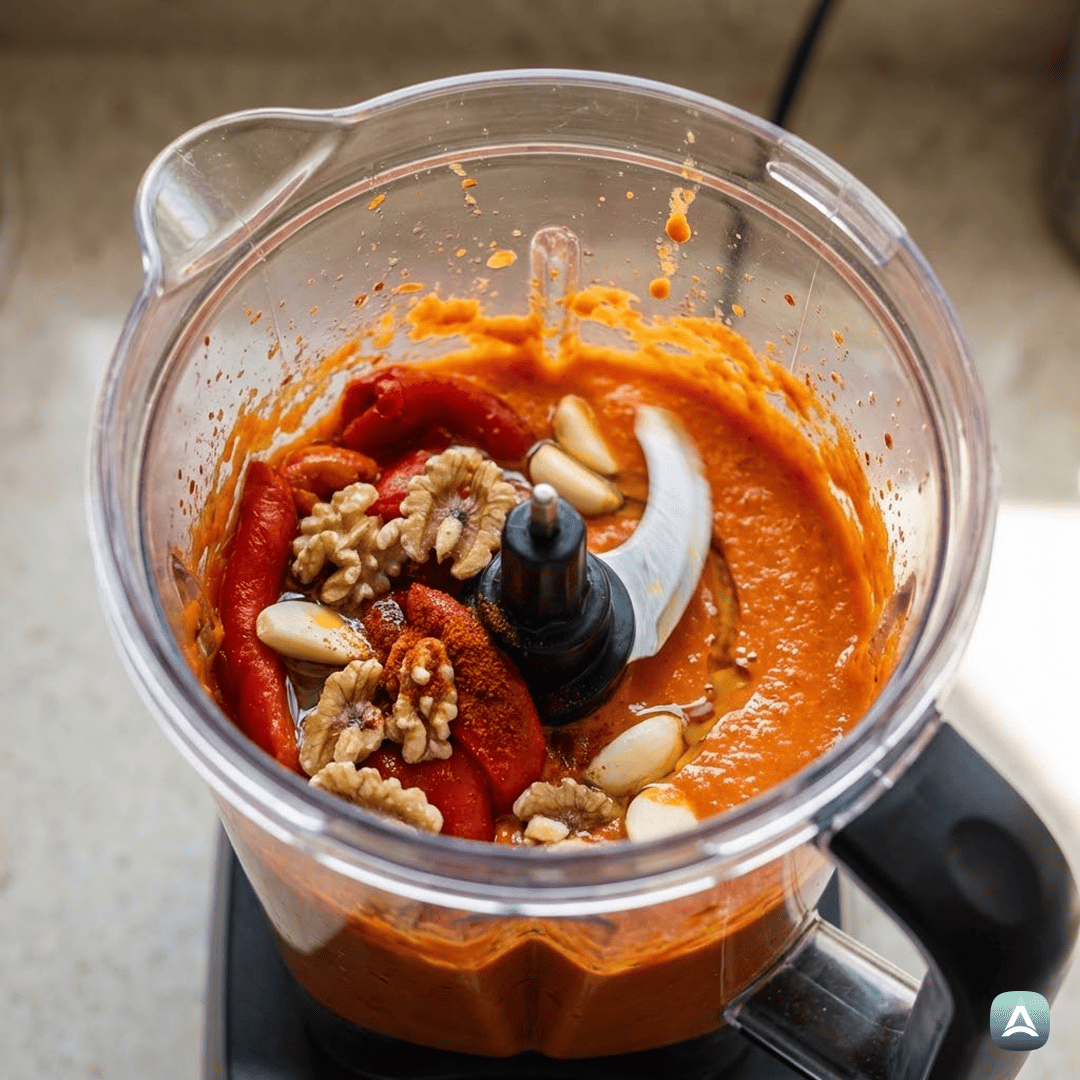 SI_Recipes_PolnozrnateTestenineSKremoIzPečenePaprike,HrustljavimiOrehiInKozjimSirom_5