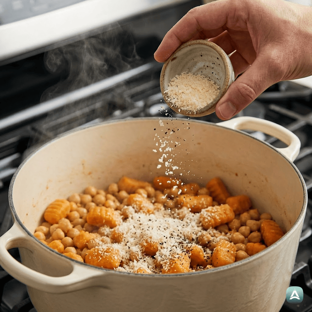 SI_Recipes_DomačiNjokiIzSladkegaKrompirjaSHrustljavoČičerikoInSvežimŽajbljem_5