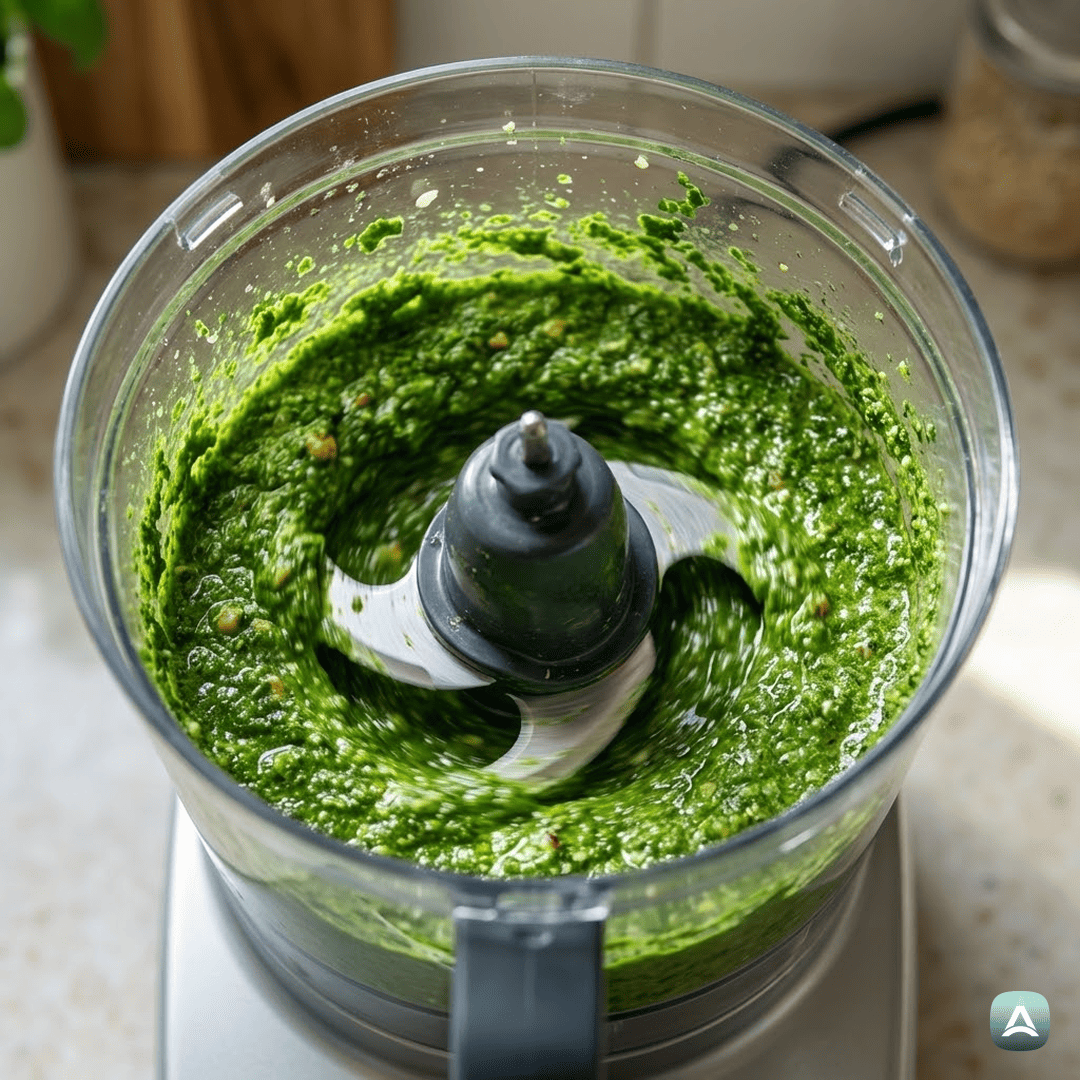 SI_Recipes_PolnozrnatiMakaroniSKremnimPestomIzKodrolistnegaOhrovtaInPraženimiLešniki_5