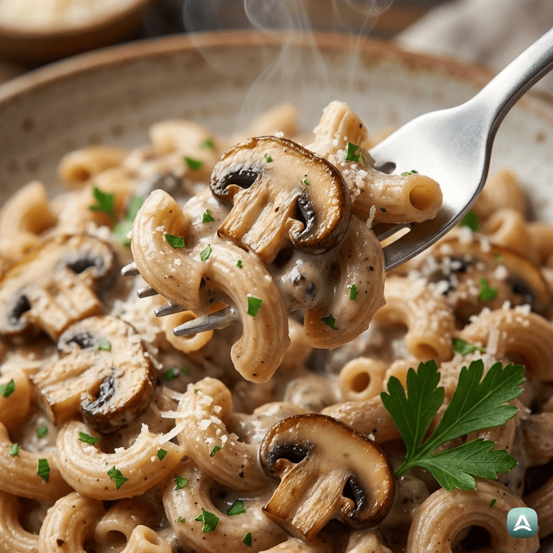 SI_Recipes_PolnozrnatiMakaroniZGobovoOmakoInSvežimPeteršiljem_2