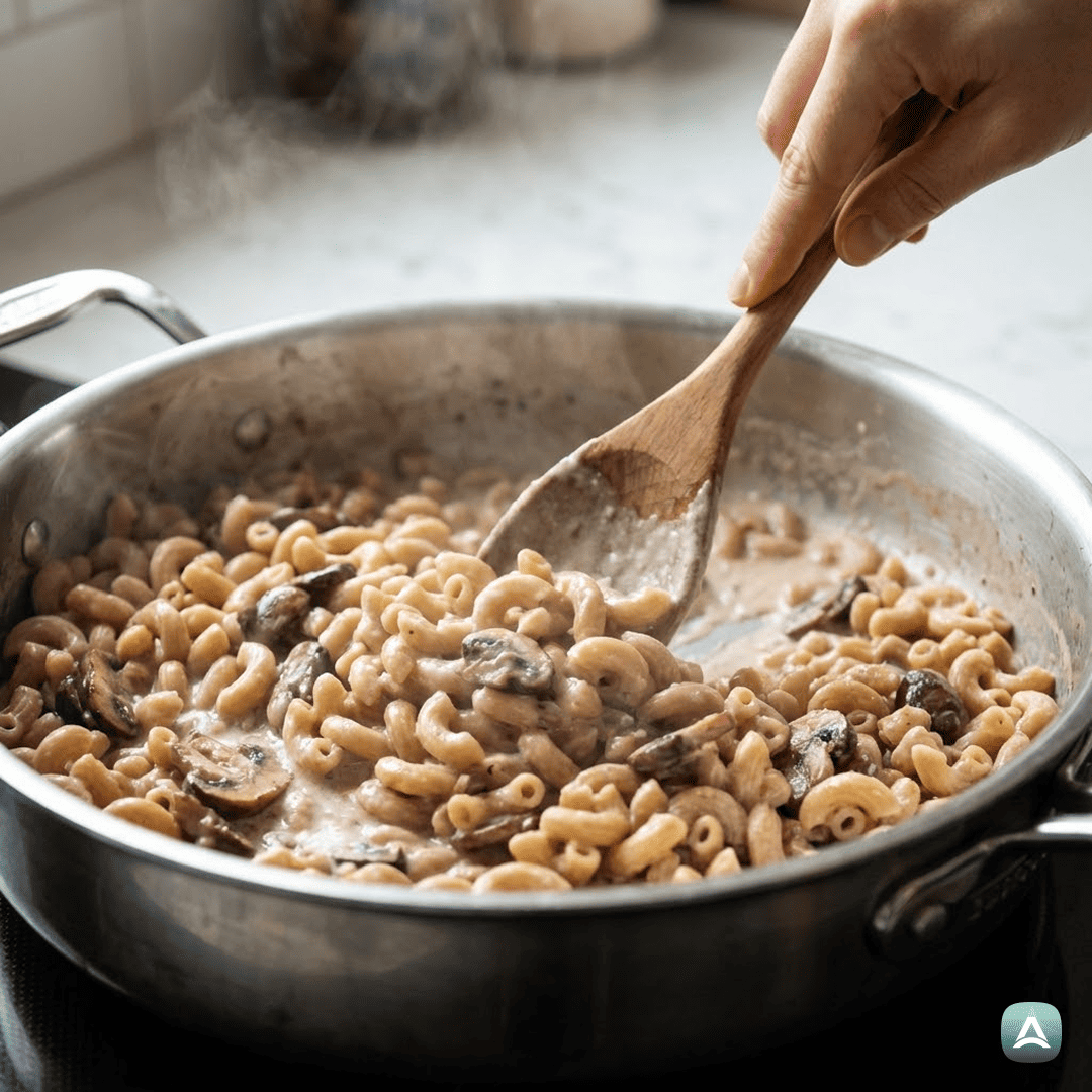 SI_Recipes_PolnozrnatiMakaroniZGobovoOmakoInSvežimPeteršiljem_5