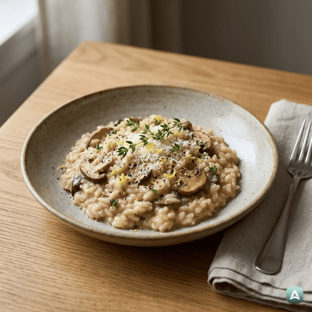 SI_Recipes_KremnaRižotaZJurčki,SvežimTimijanomInLimoninoNoto_1