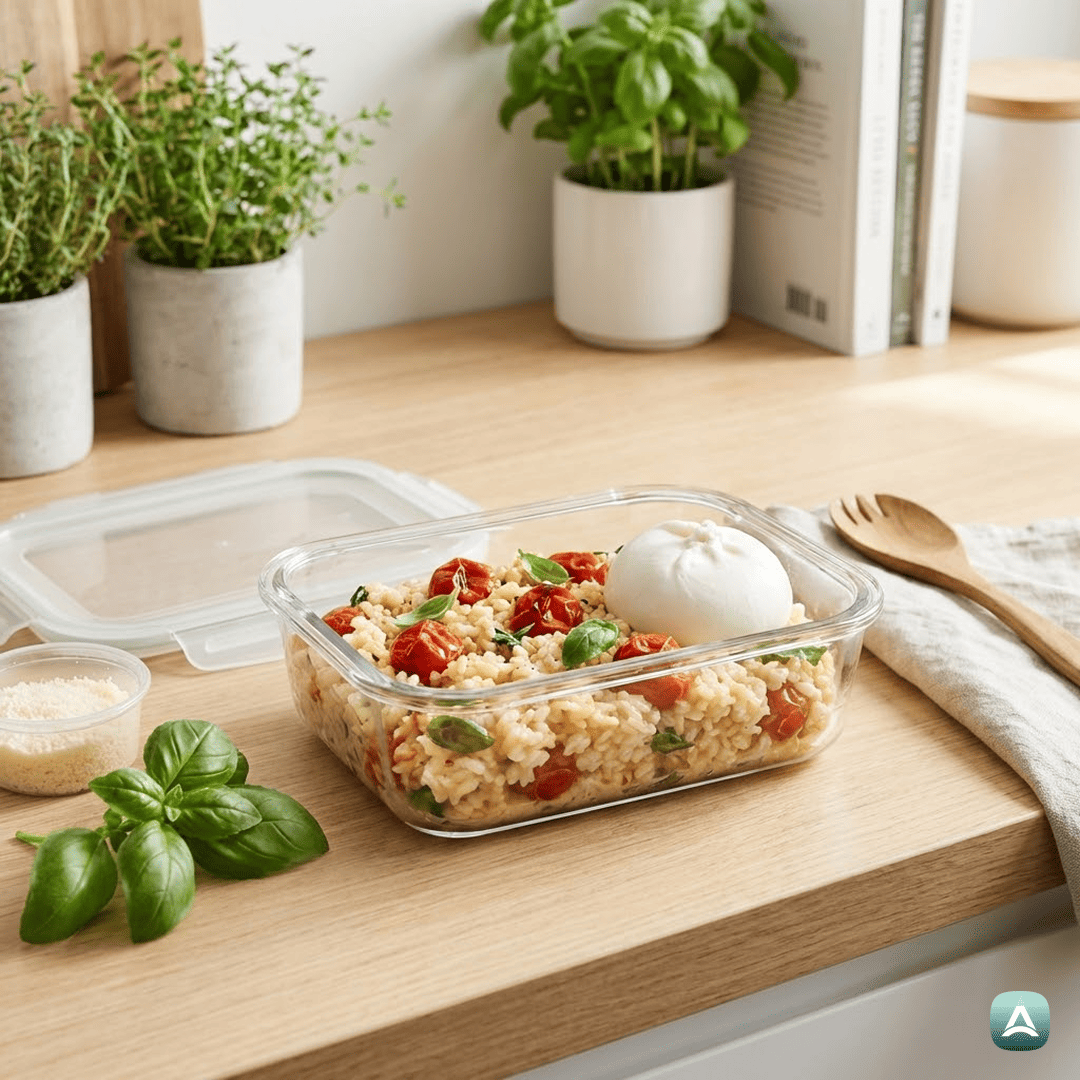 SI_Recipes_KremnaRižotaSPečenimiČešnjevimiParadižniki,SvežoBazilikoInBurato_6