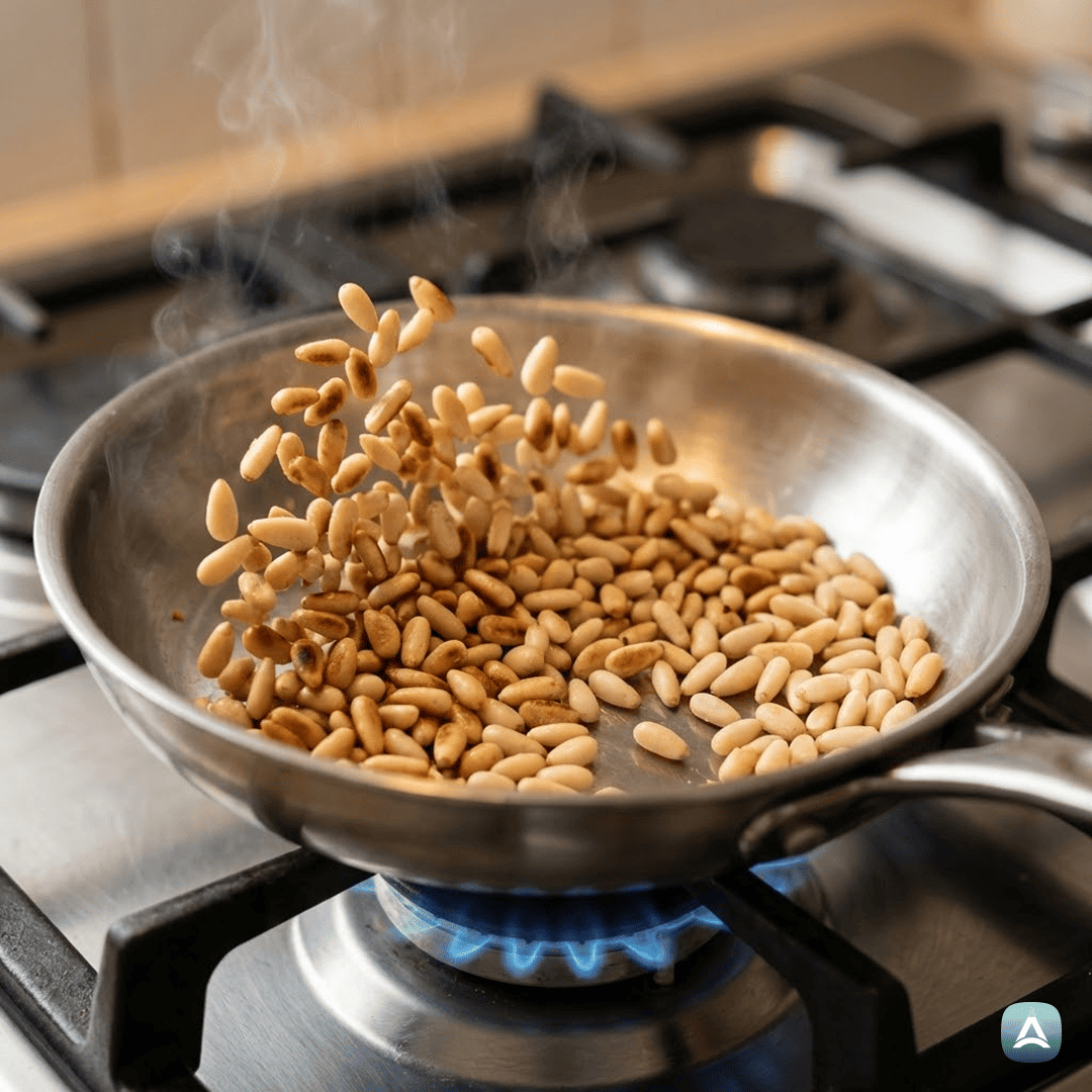 SI_Recipes_PopolnaKremnaRižotaSŠpinačo,PraženimiPinjolamiInLimoninoLupinico_4