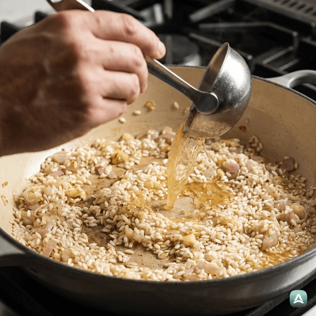 SI_Recipes_PopolnaKremnaRižotaSŠpinačo,PraženimiPinjolamiInLimoninoLupinico_5