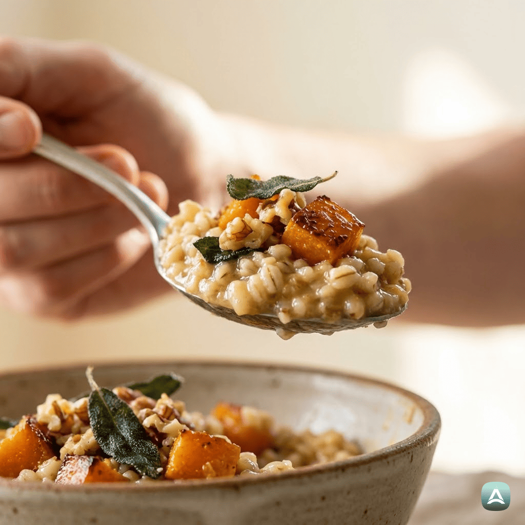 SI_Recipes_PopolnaJešprenjčkovaRižotaZPečenoBučo,HrustljavimŽajbljemInOreščki_2