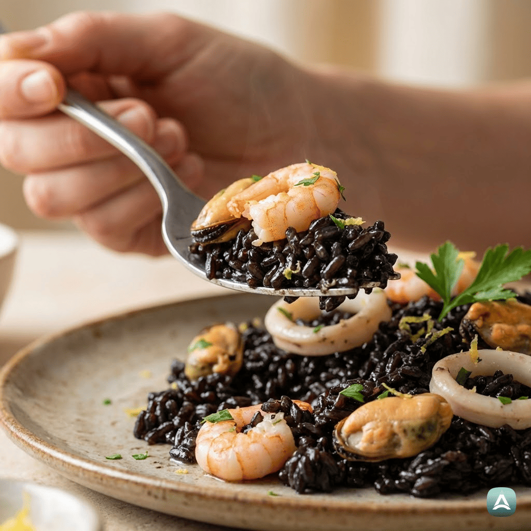 SI_Recipes_ČrniRižZJadranskimiMorskimiSadeži,LimonoInSvežimiZelišči_2