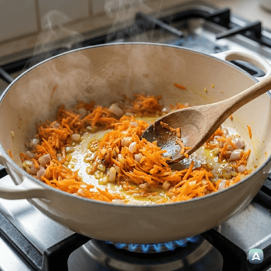 SI_Recipes_ZlataProsenaKašaSKarameliziranimKorenčkom,KurkumoInBučnimiSemeni_4