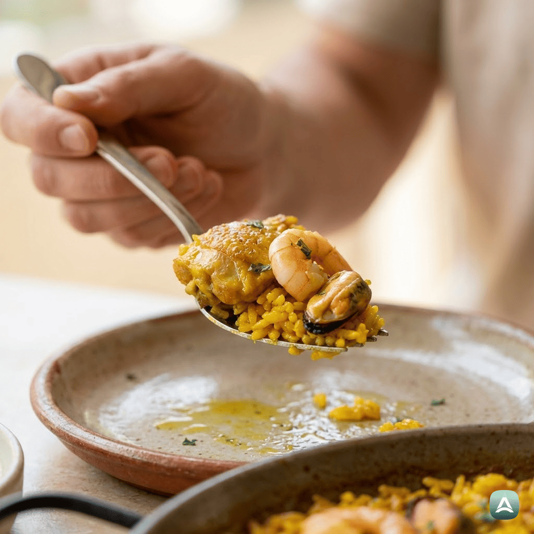 SI_Recipes_AvtentičnaŠpanskaPaellaZMorskimiSadeži,PiščancemInŽafranom_2