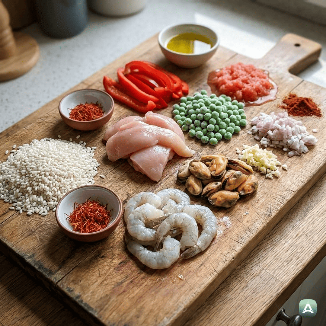 SI_Recipes_AvtentičnaŠpanskaPaellaZMorskimiSadeži,PiščancemInŽafranom_3