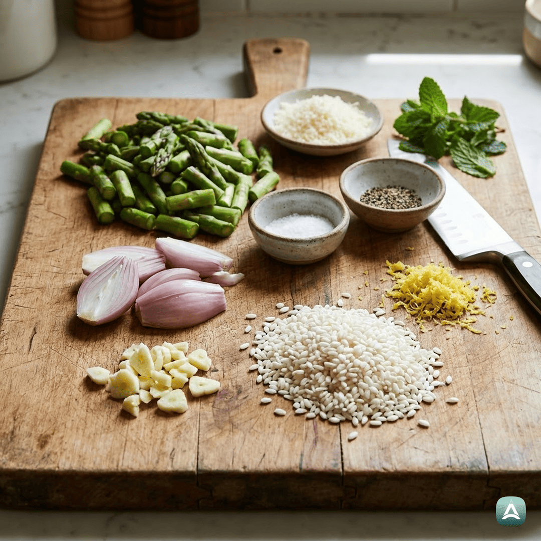 SI_Recipes_PopolnaKremnaRižotaZMladimiŠparglji,LimonoInSvežoMeto_3