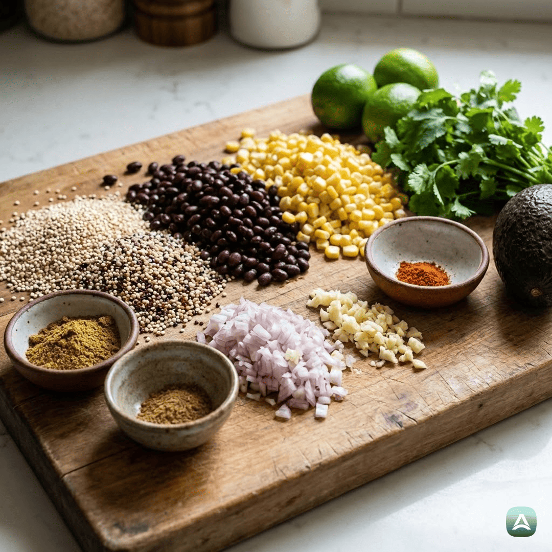 SI_Recipes_BeljakovinskaKvinojinaSkledaSČrnimFižolom,KoruzoInSvežimKoriandrom_3