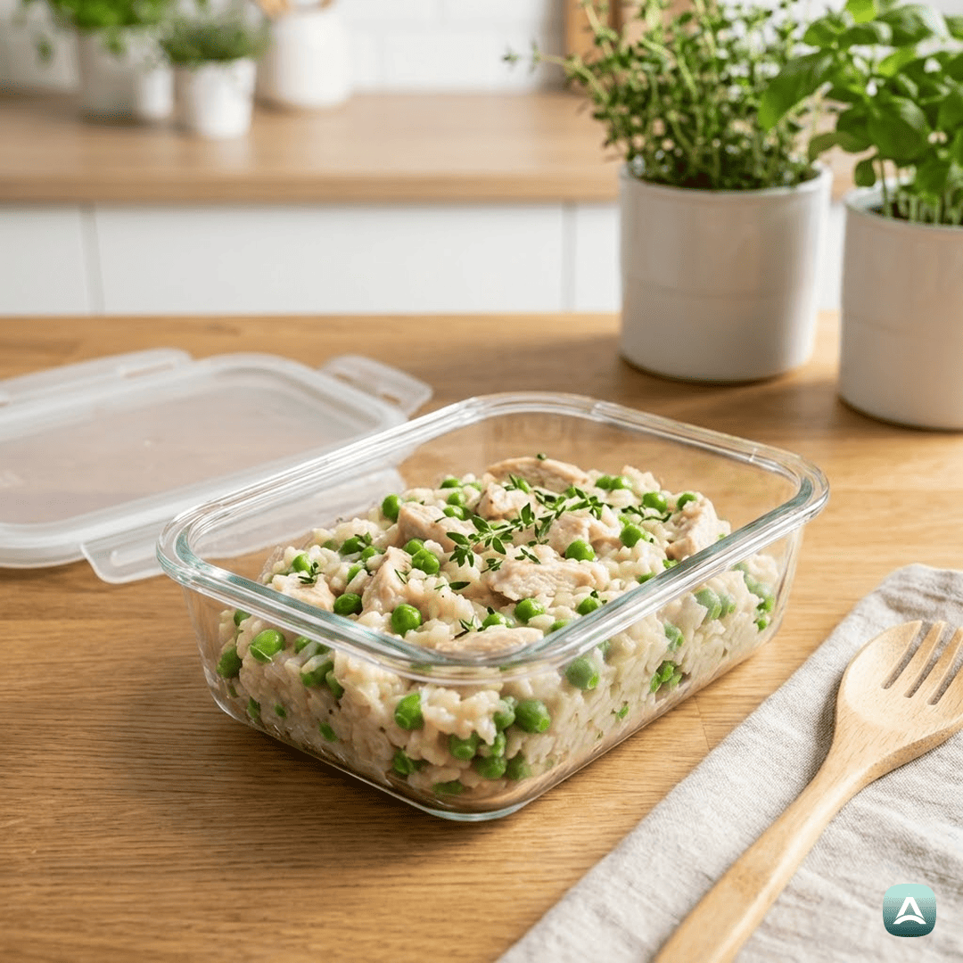 SI_Recipes_VrhunskaKremnaRižotaSPiščancem,MladimGrahomInSvežimTimijanom_6