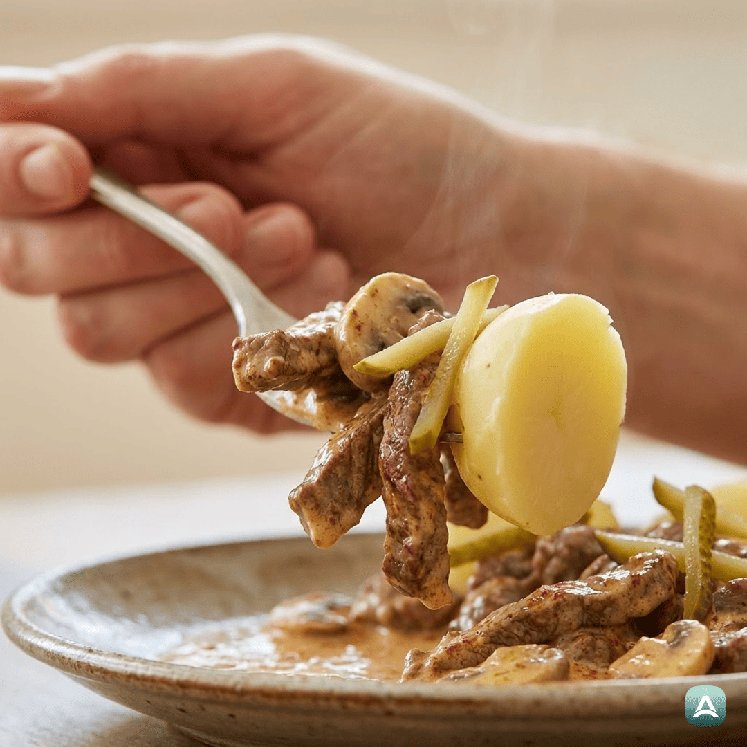 SI_Recipes_GovejiTrakoviPoStrogonovskoSPečenimiŠampinjoniInKrompirjemVOblicah_2