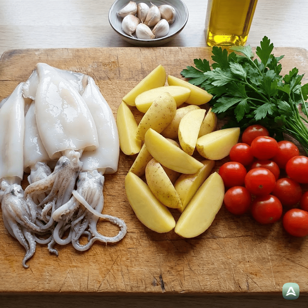 SI_Recipes_MediteranskiLignjiSHrustljavimKrompirjemInČešnjevimiParadižniki_3