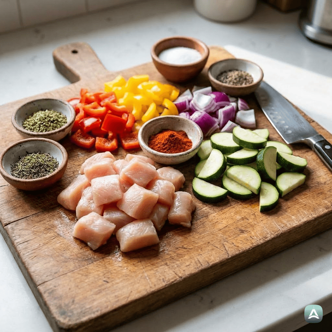 SI_Recipes_SočnaMediteranskaPiščančjaNabodalaZZeliščiInBarvitoZelenjavo_3