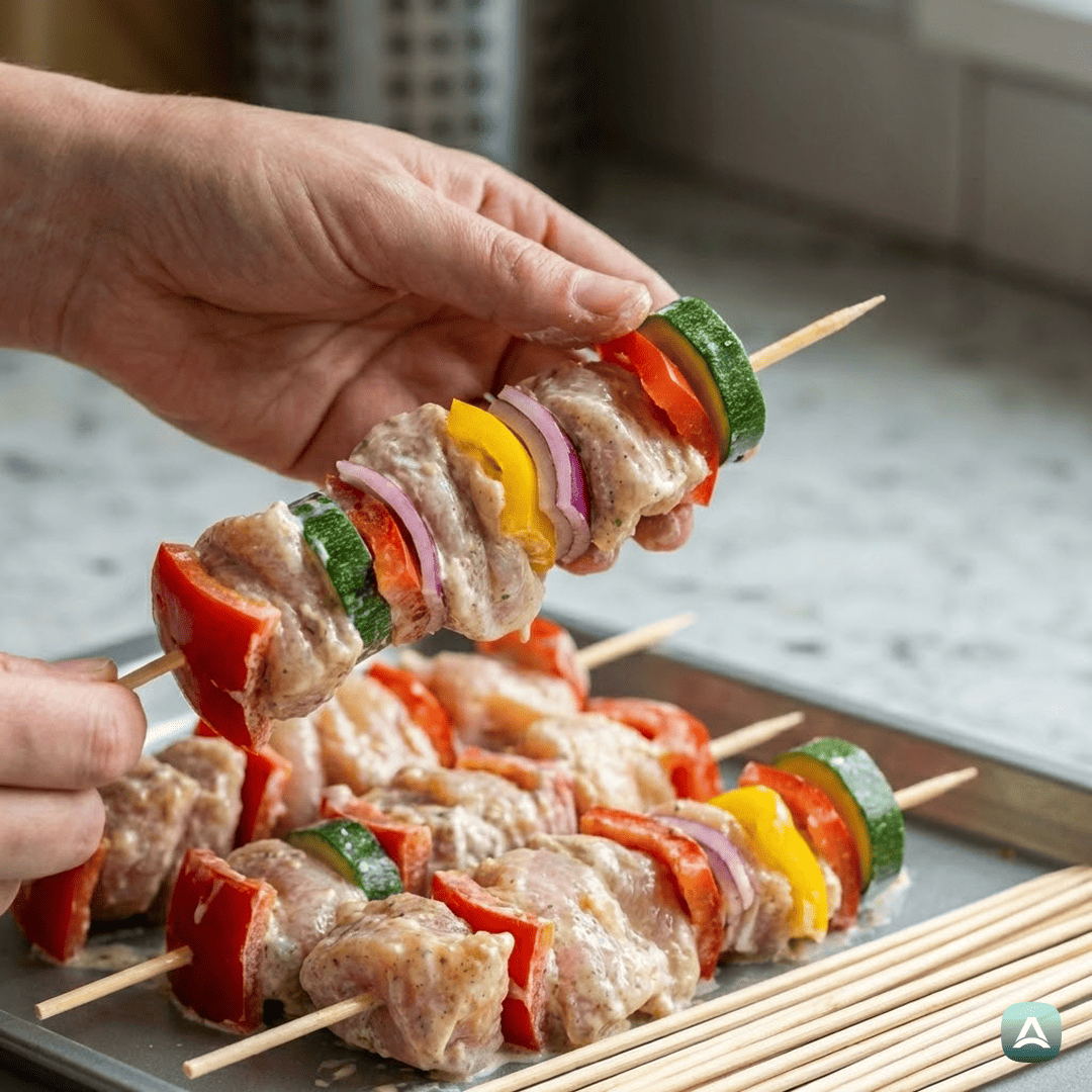 SI_Recipes_SočnaMediteranskaPiščančjaNabodalaZZeliščiInBarvitoZelenjavo_4