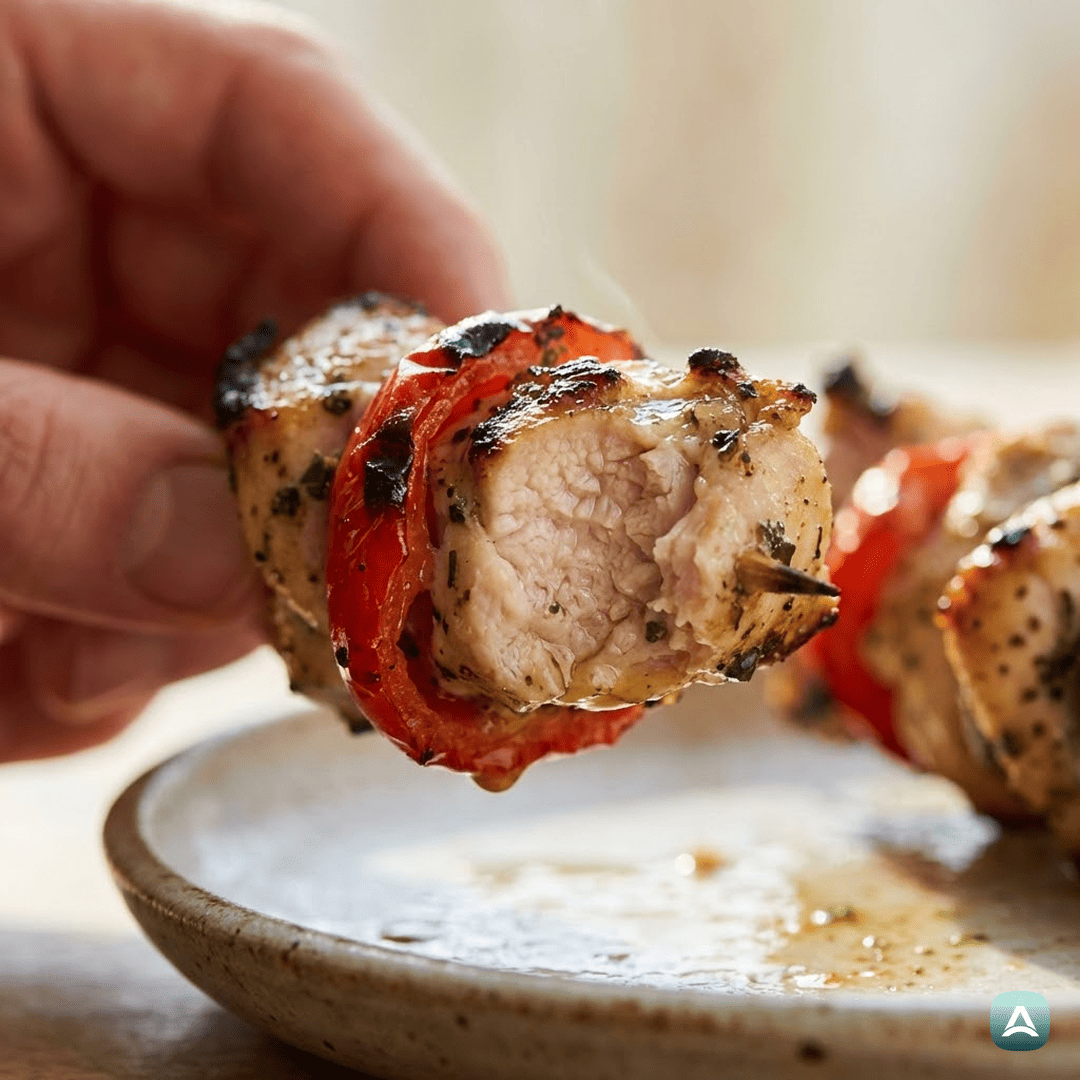 SI_Recipes_SočnaMediteranskaPiščančjaNabodalaZZeliščiInBarvitoZelenjavo_2