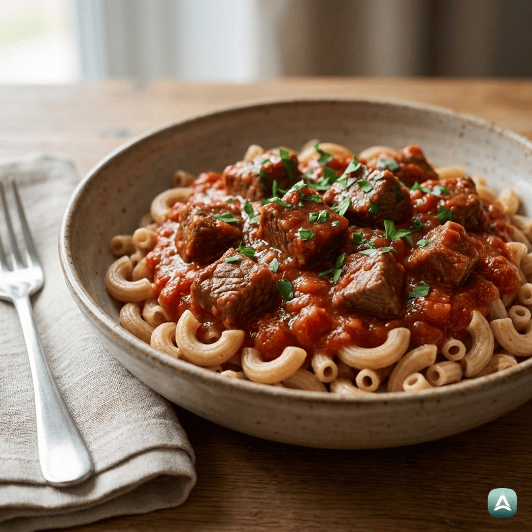 SI_Recipes_BogatiGovejiRaguSPolnozrnatimiMakaroni_1