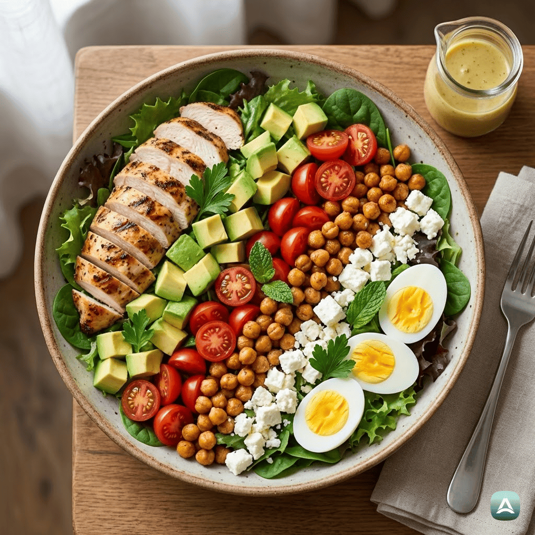 SI_Recipes_SolataZAvokadom,PiščancemInHrustljavoČičeriko_1