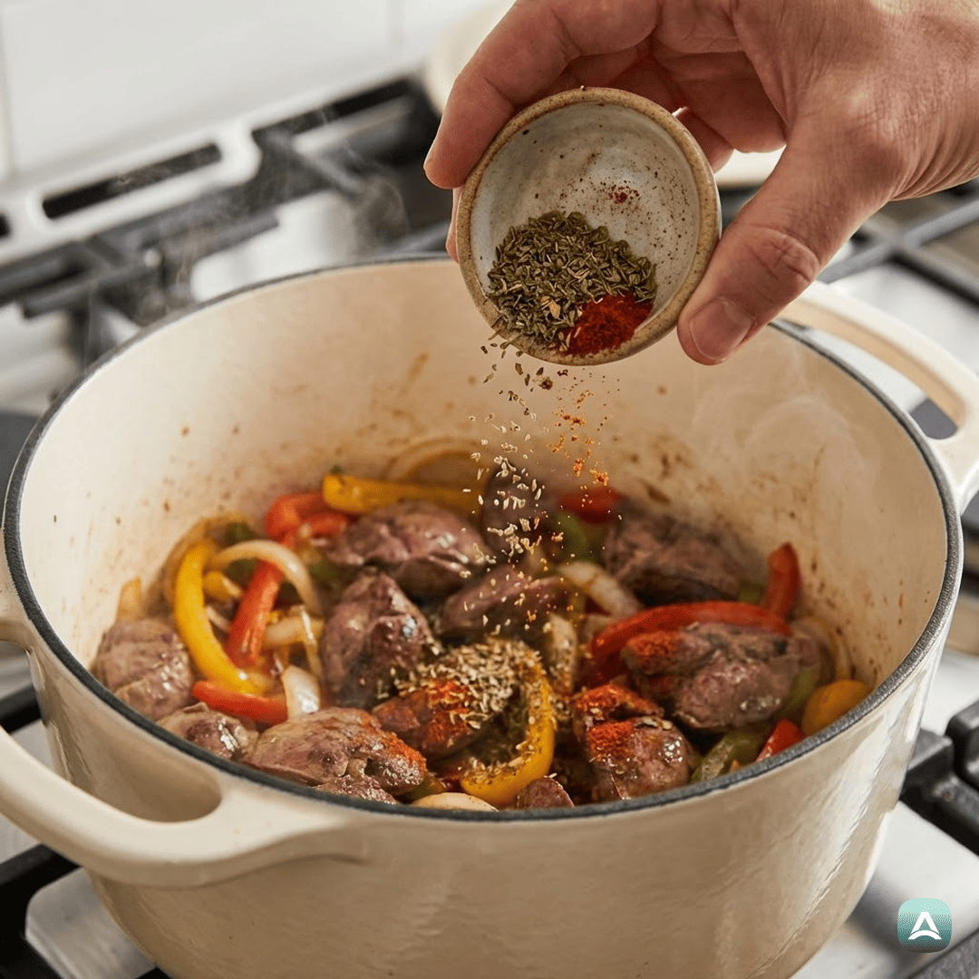 SI_Recipes_SočnaPraženaPiščančjaJetrcaZBarvitoPaprikoInČebulo_5