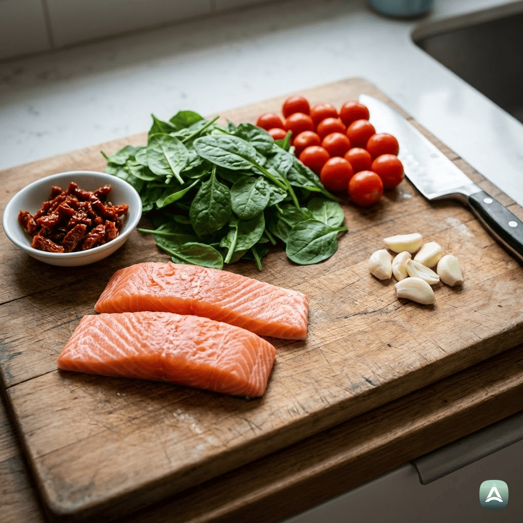 SI_Recipes_SočenLososPoToskanskoVKremniOmakiSŠpinačoInSušenimiParadižniki_3