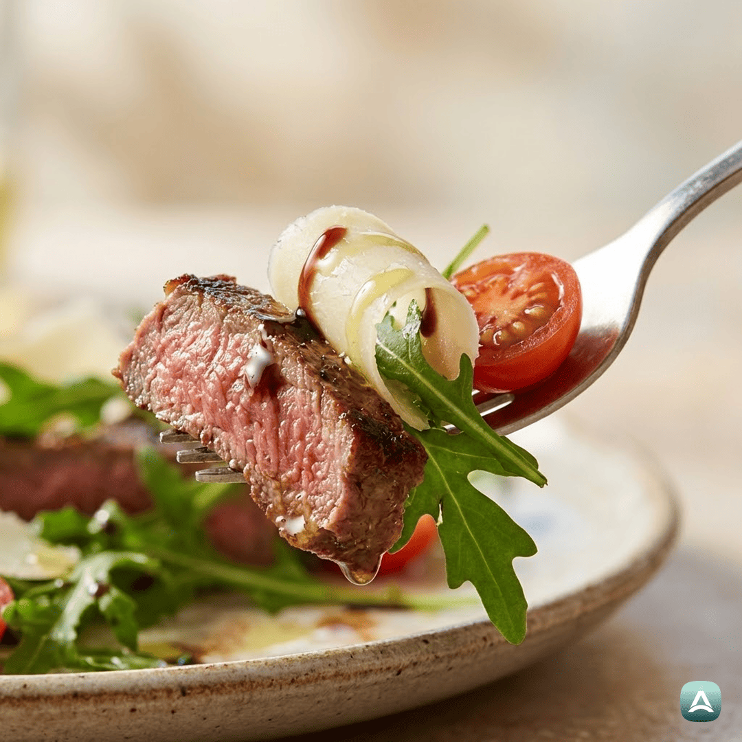 SI_Recipes_PopolnaSteakTagliataZRukolo,ČešnjevciInLističiParmezana_2